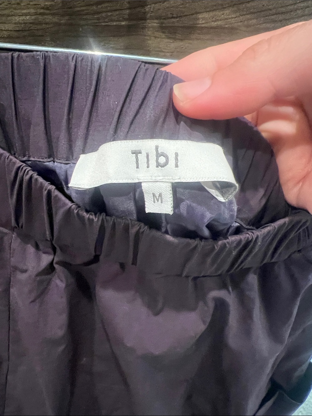 Tibi Deep Purple Full A-Line Skirt - Picture 11 of 11